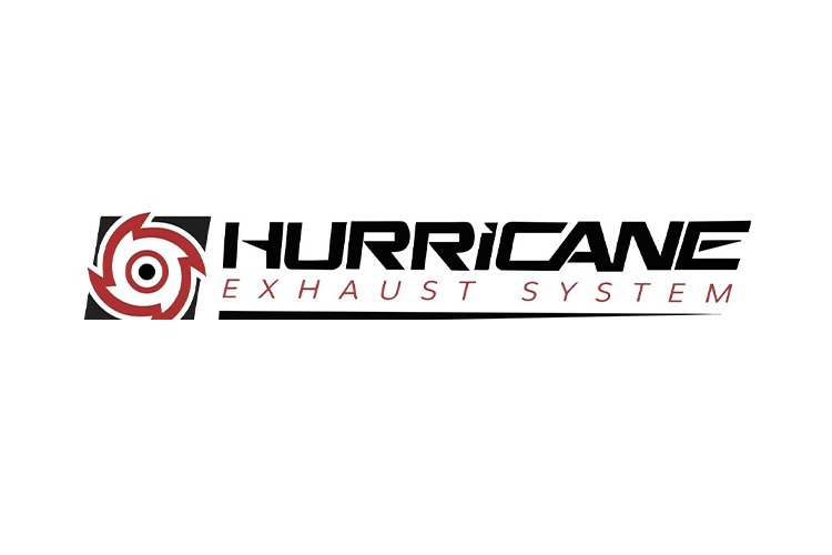 Grafikdesign Logo Kunde Hurricane Exhaust